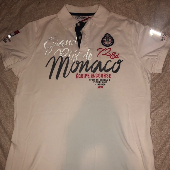 MENS CLUB MONOCA POLO SHIRT - Picture 1 of 3